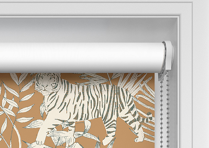 Tropical Wildcats, Mandarin - Twist&Fit Roller Blind - Image 11